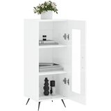  Komoda sjajna bijela 34,5 x 34 x 90 cm od konstruiranog drva | shoptok.hr