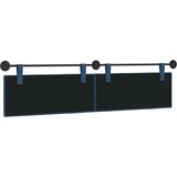  Držeće uzglavlje Zidne Prugasti Plava 210 x 55 x 5 cm tkanina - Plava 200 cm bez LED | shoptok.hr