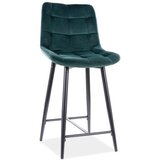  Barski stol LARA velvet zelena | Shoptok.si