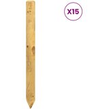  Ograde 15 kom. Smeđa 60 cm Masivna borovina | shoptok.hr