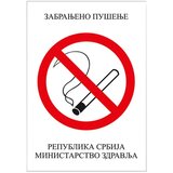 No Statovac nalepnica, zabranjeno pušenje, A4 490600 cene