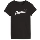 Puma Funkcionalna majica 'ESS+' črna / bela
