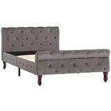 Furnova Posteljni okvir siv žamet 100x200 cm, (21931695) | Shoptok.si