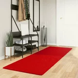 Tepih Preproga OVIEDO s kratkimi vlakni rdeča 80x250 cm