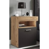 MID.YOU nočna Omarica Slepal M, Barva Hrasta, Antracit | Shoptok.si
