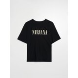 Sinsay Pamučna majica s printom na leđima Nirvana | shoptok.hr