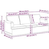 SOFA Krema 142 x 80 x 85 cm Metal | shoptok.hr