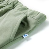  Dječje kratke hlače s vezicom svijetle kaki 140 | shoptok.hr