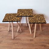 Hanah home 3Shp151 - beige beigecamelbrown nesting table (3 pieces) | ePonuda.com