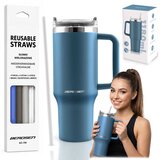 Berdsen vakuumska termos šalica sa setom slamki 1180 ml tamnoplava | shoptok.hr
