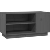 Maison Chic TV omarica - TV stojalo - Televizijska omarica siva 80x35x40,5 cm trdna borovina, (21699700) Cene