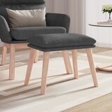 vidaXL stolček za noge temno siv 45x29,5x39 cm blago cene