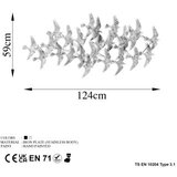 Wallity zidna dekoracija Martılar 2, 59 x 124 cm, šarena | ePonuda.com
