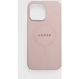 Guess Etui za telefon iPhone 15 Pro Max 6.7" roza barva