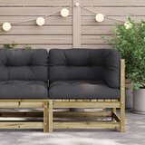  Kutna vrtna sofa s jastucima od impregnirane borovine | shoptok.hr