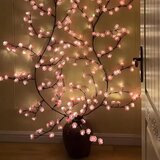  floravine zidne lampe sa cvetnim vinovom lozom - 144 led | Eponuda.com