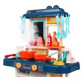  Otroška kuhinja za igro z dodatki (889-167) - roza/modra | Shoptok.si