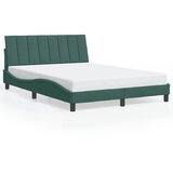 Maison Chic Posteljni okvir - Dvoposteljna postelja - Zakonska postelja brez vzmetnice temno zelen 140x200 cm žamet-J13048, (21772164) | Shoptok.si