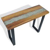 vidaXL Konzolna mizica iz tikovine 100x35x75 cm Cene