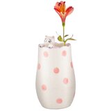 Sass & Belle Bela vaza iz dolomita (višina 18 cm) Peeking Cat – | Shoptok.si
