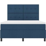 Box Spring krevet s madracem plave boje 160x200 cm tkanina | shoptok.hr