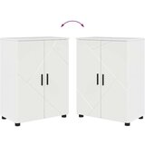 vidaXL Kupaonski ormar s policom Visoko sjajno bijela 60 x 35 x 80 cm | shoptok.hr