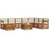 Set vanjskih sofa 9 kom. Prirodna | shoptok.hr