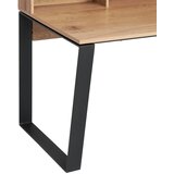 MID.YOU PISALNA MIZA kovina, leseni material črna, barve hrasta | Shoptok.si