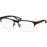 Prada Okvir za naočare Linea Rossa 0PS 55FV DG11O156, Muški, Crni Cene