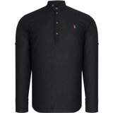 Dewberry G783 JUDGE COLLAR MEN'S SHIRT-PLAIN BLACK Cijene