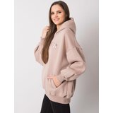 RUE PARIS Sweatshirt-RV-BL-7357.35X-dark beige | Shoptok.si