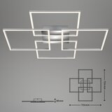 BRILONER LED prigu&amp;scaron;iva plafonska svetiljka FRAME 4xLED/12W/230V Slike