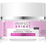 Eveline Cosmetics Perfect Bright Brightening Renewal Cream osvežilna krema za predel okoli oči 50 ml Cene