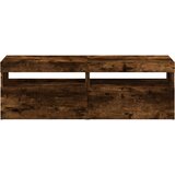 TV ormarići 2 kom s LED svjetlima boja hrasta 60 x 35 x 40 cm | Eponuda.ba