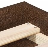  Okvir za krevet smeđi hrast 120 x 190 cm mali bračni | shoptok.hr