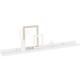  Zidne police 4 kom visoki sjaj bijele 80 x 9 x 3 cm | shoptok.hr