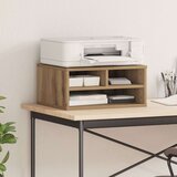 vidaXL stalak za printer Dimenzije 49x40x22.5 cm od umjetnog drveta | shoptok.hr