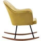  Gugalni stol gorčično rumen žamet - Gugalni Stol, (21420252) | Shoptok.si