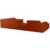 Scandic Ciglasta kutna garnitura od bouclé tkanine (u obliku slova "U") Roxy – | shoptok.hr