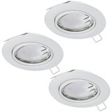 Eglo 94406 - SET 3x LED ugradne svetiljke PENETO 3xGU10-LED/5W/230V | Eponuda.com