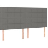  Uzglavlje tamno sivo 200x5x118/128 cm tkanina | Eponuda.ba