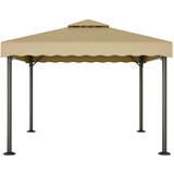  Sjenica smeđesiva 3 x 3 m od aluminija i čelika | Eponuda.com