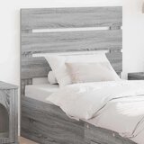  Uzglavlje s uzglavljem Siva Sonoma 75 cm Konstruirano drvo | shoptok.hr