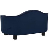 SOFA za pse plava 67 x 47 x 36 cm plišana | shoptok.hr