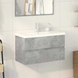  2-dijelni set kupaonskog namještaja siva boja betona drveni 80 x 38.5 x 45 cm | shoptok.hr