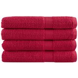 Furnova Premium brisače SOLUND 4 kos rdeča 100x200 cm 600 g/m2, (21916590) Cene