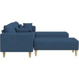 Kavč z blazino 3 pcs Modra blago, (5000138072) | Shoptok.si