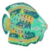 Signes Grimalt Kipci in figurice Svečnik Green Fish Zelena | Shoptok.si