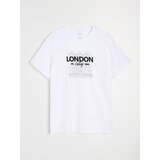 Sinsay Pamučna majica s natpisom London | shoptok.hr