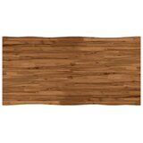  Stol za blagovanje s prirodnim rubom 160 x 70 x 75 cm Prirodna - Prirodna i crna 160 x 70 x 75 cm Živi rub | shoptok.hr